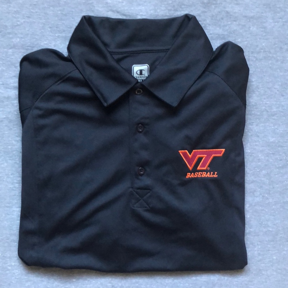 Champion Virginia Tech Baseball Polo VT Hokies